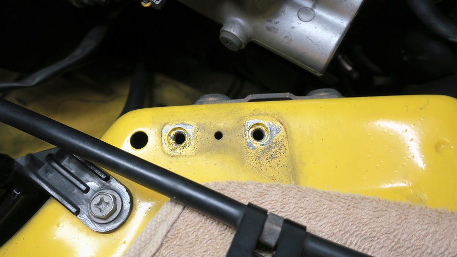 z32クスコ製ブレーキシリンダーストッパーの取付け