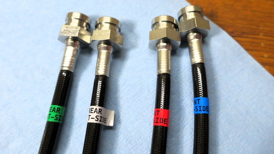 z32プロジェクトμ製テフロンブレーキラインの交換