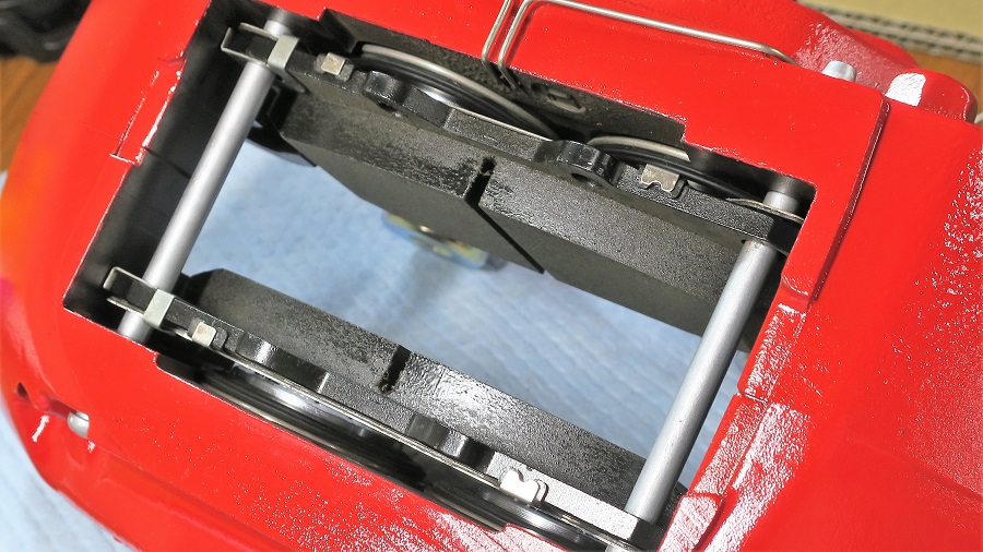 z32 er34フロントキャリパーのオーバーホール、ナット打ち替え、流用