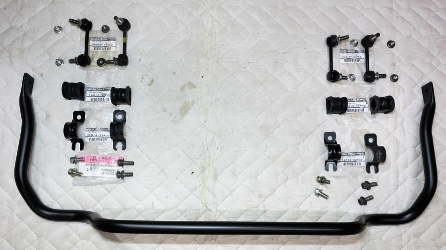 z32フロントスタビライザーブッシュの交換