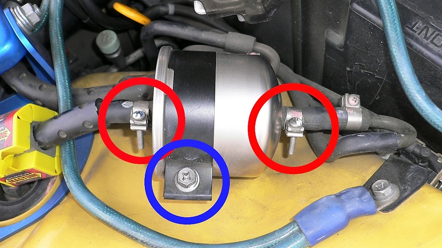 z32燃料フィルターの交換