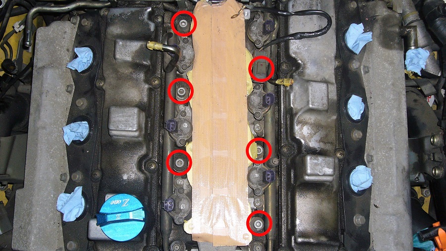 z32ヘッドカバーの脱着＆インジェクターの交換