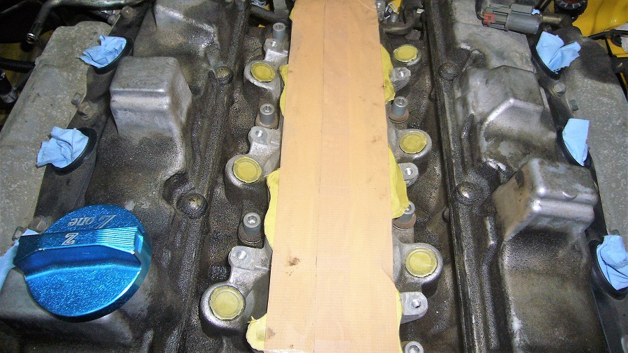 z32ヘッドカバーの脱着＆インジェクターの交換