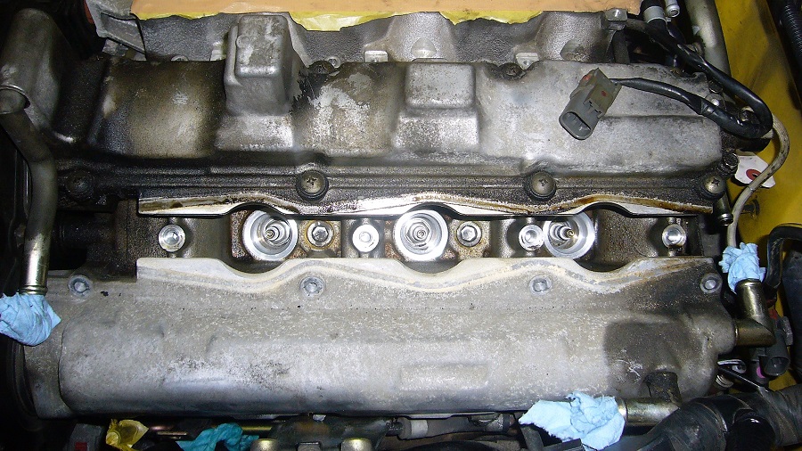 z32ヘッドカバーの脱着＆インジェクターの交換