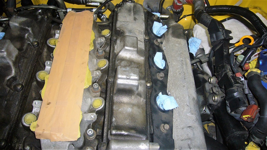 z32ヘッドカバーの脱着＆インジェクターの交換