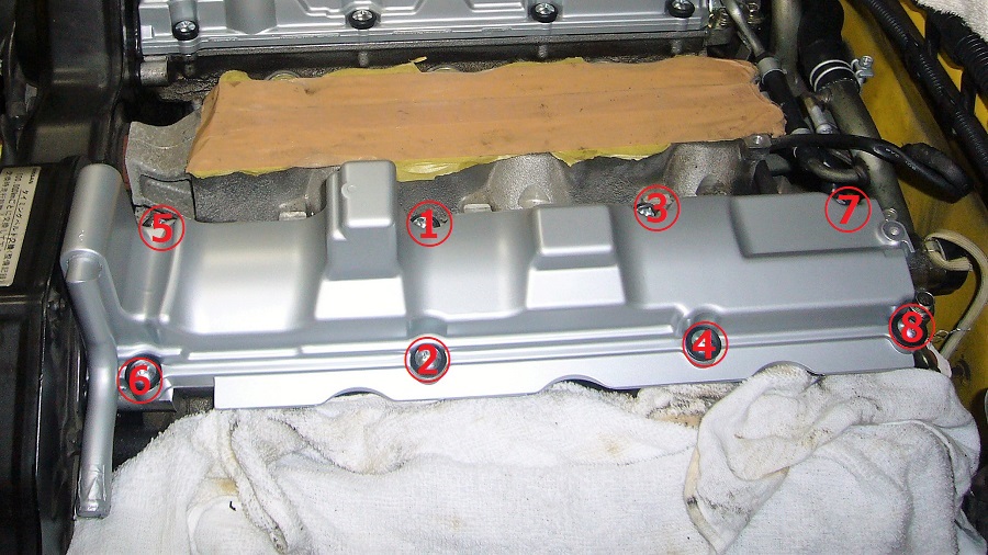 z32ヘッドカバーの脱着＆インジェクターの交換