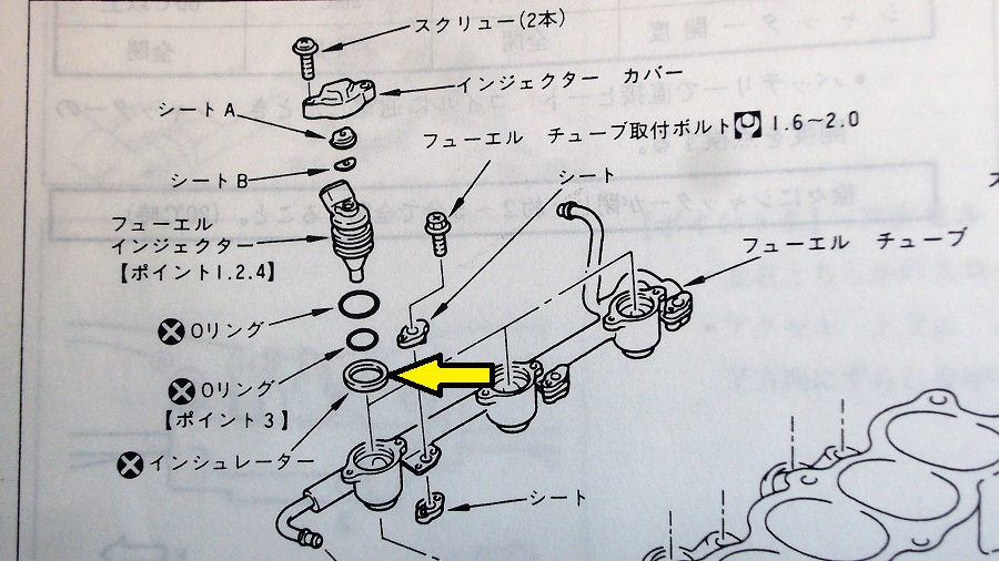 z32ヘッドカバーの脱着＆インジェクターの交換