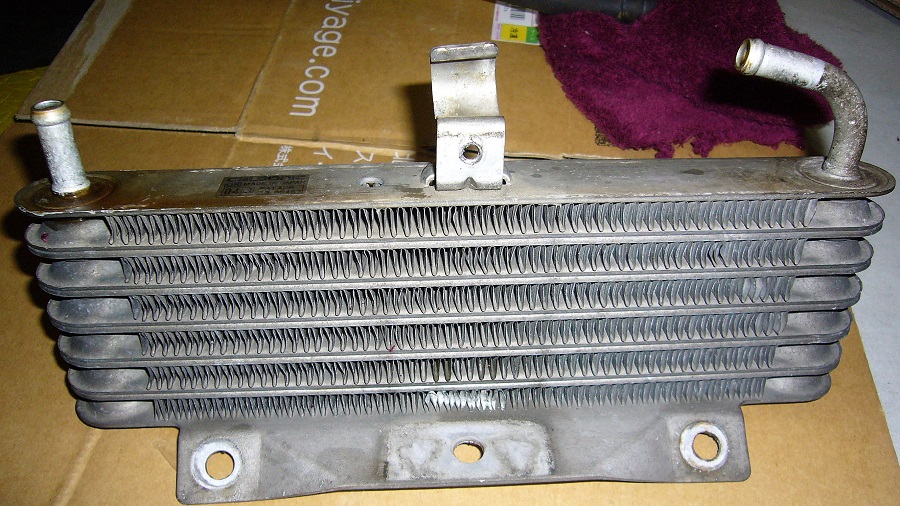 z32オイルクーラーホースの交換