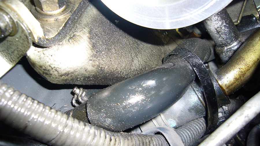 z32オイルクーラーホースの交換