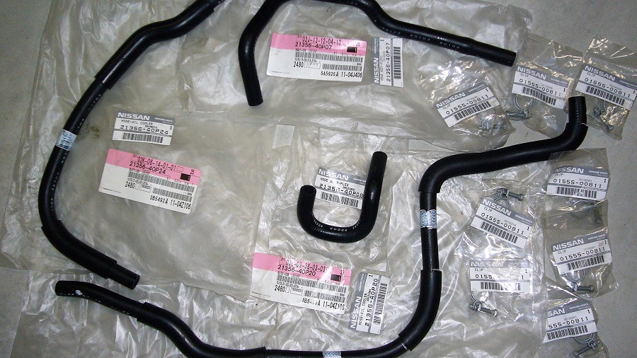 z32オイルクーラーホースの交換