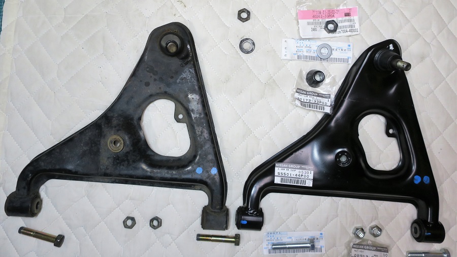 z32リアロアアームの交換