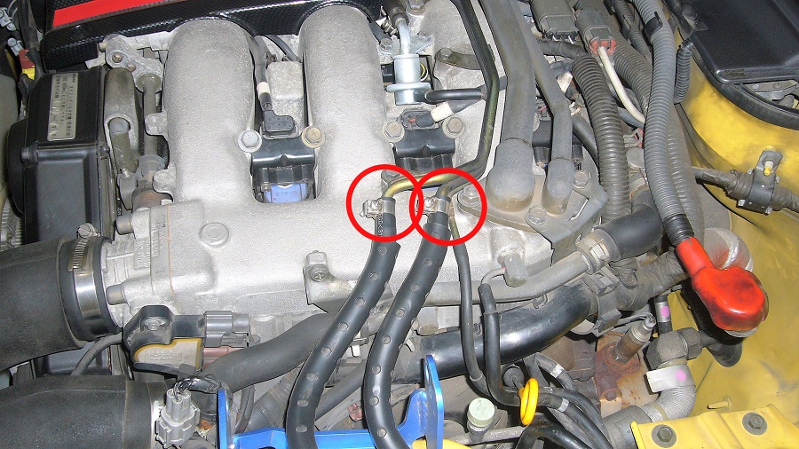 z32サージタンク（コレクター）の取外し