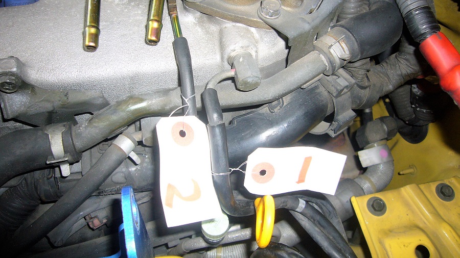 z32サージタンク（コレクター）の取外し