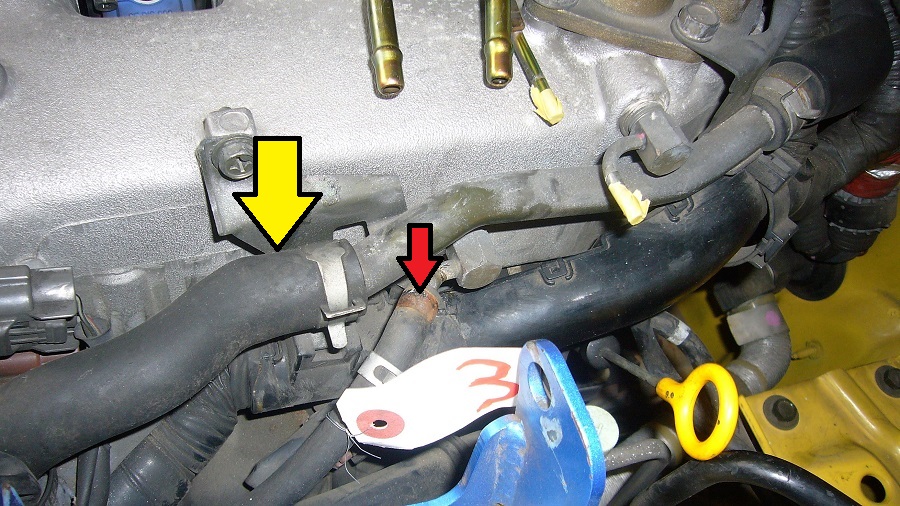 z32サージタンク（コレクター）の取外し