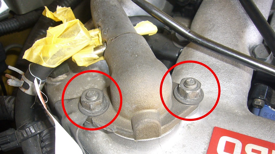 z32サージタンク（コレクター）の取外し