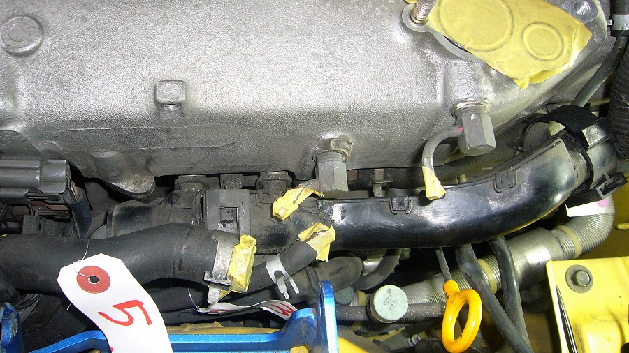 z32サージタンク（コレクター）の取外し