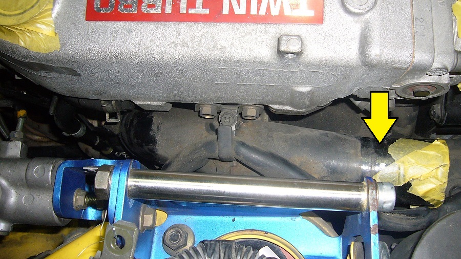 z32サージタンク（コレクター）の取外し