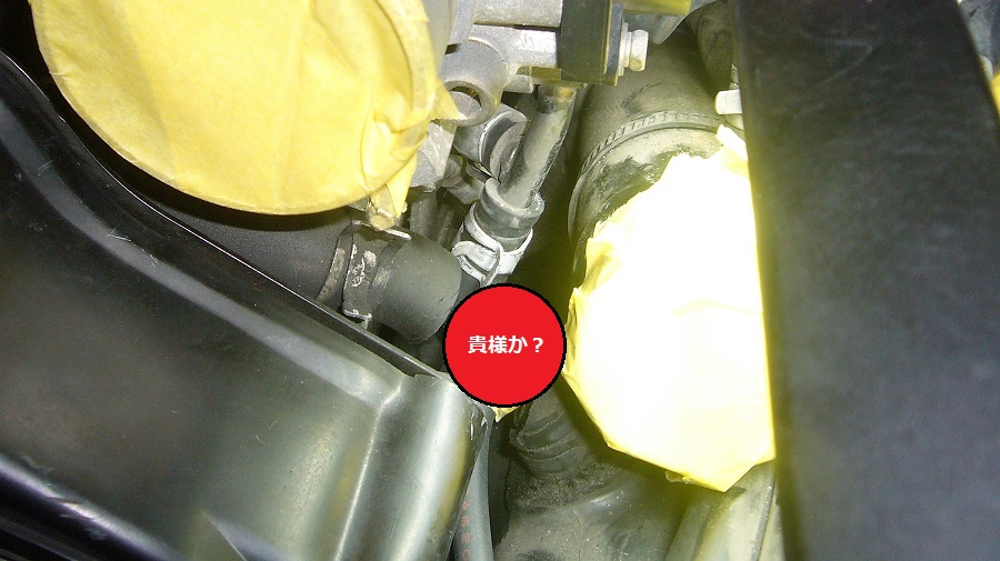 z32サージタンク（コレクター）の取外し