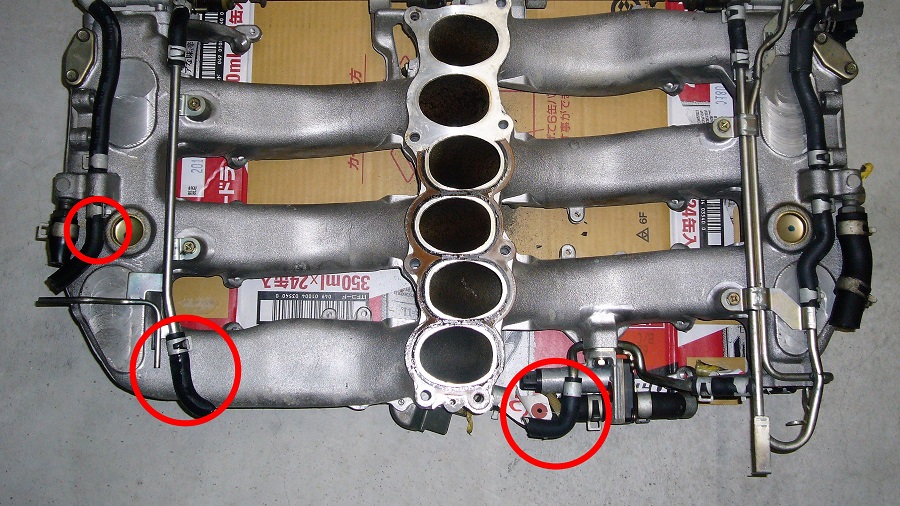 z32サージタンクの取付けと付帯するホース類の交換