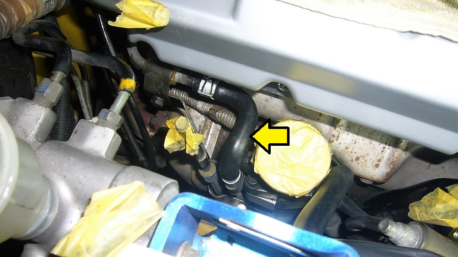 z32サージタンクの取付けと付帯するホース類の交換