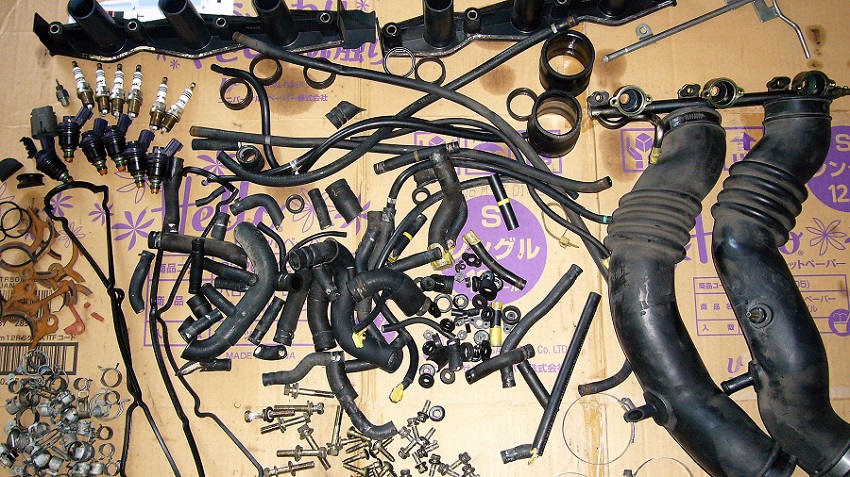 z32サージタンクの取付けと付帯するホース類の交換