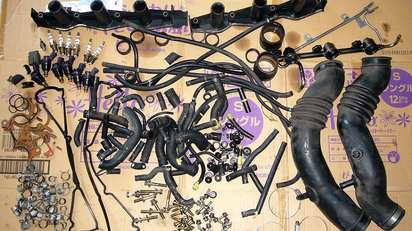 z32サージタンクの取付けと付帯するホース類の交換