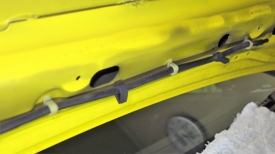 z32フロントウォッシャ―ノズル及びホースの交換