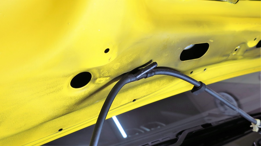 z32フロントウォッシャ―ノズル及びホースの交換