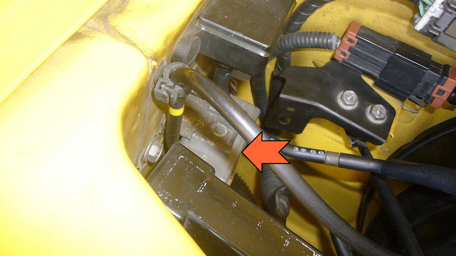 z32フロントウォッシャ―ノズル及びホースの交換