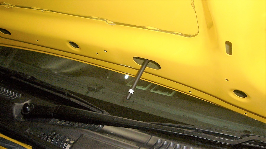 z32フロントウォッシャ―ノズル及びホースの交換