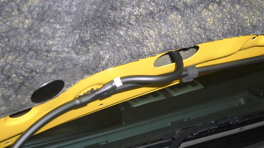 z32フロントウォッシャ―ノズル及びホースの交換