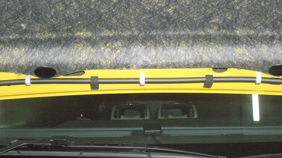 z32フロントウォッシャ―ノズル及びホースの交換