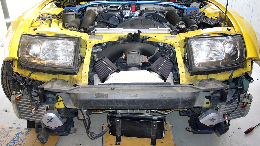 z32ヘッドライトの取外し