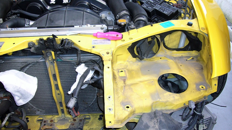 z32ヘッドライトの取外し