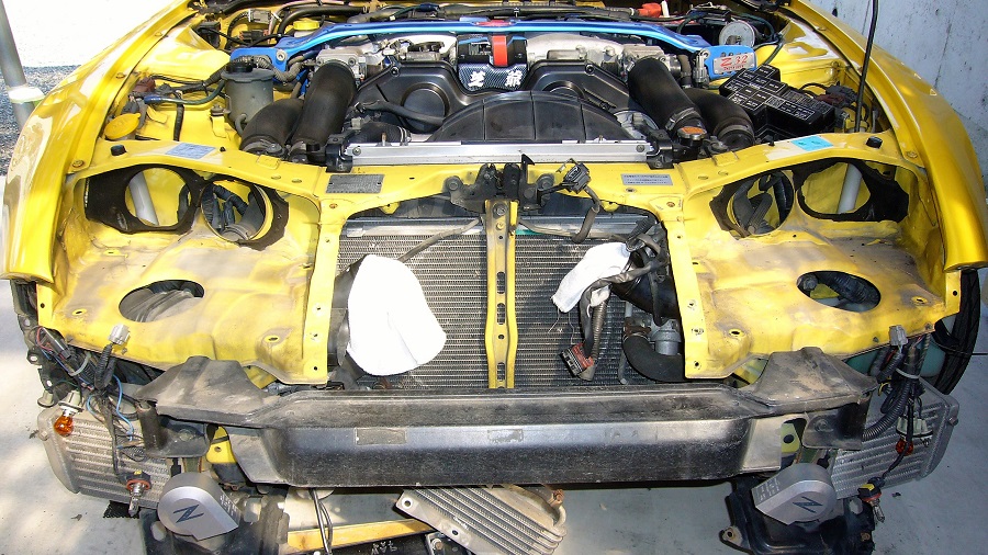 z32ヘッドライトの取外し