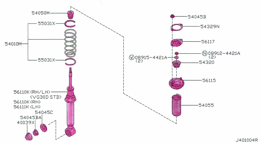Z32ショックアブソーバー