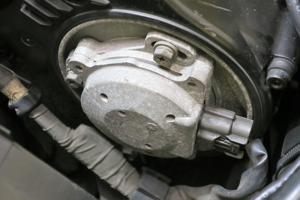 Z32クランク角センサーの耐熱塗装