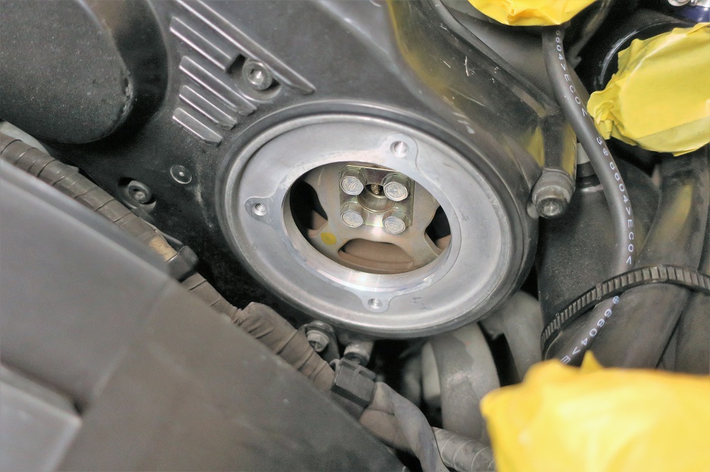 Z32クランク角センサーの耐熱塗装