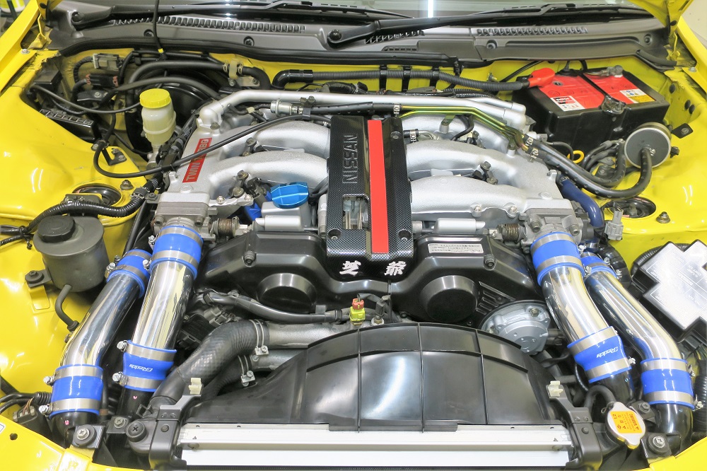 Z32クランク角センサーの耐熱塗装