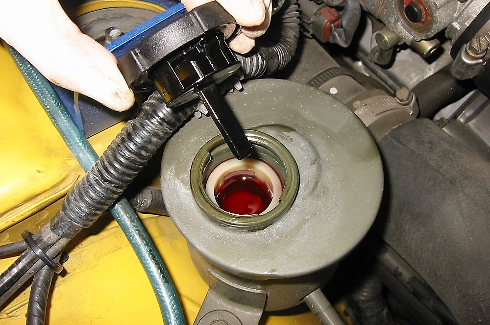 Z32パワステフルードのフラッシング＆交換