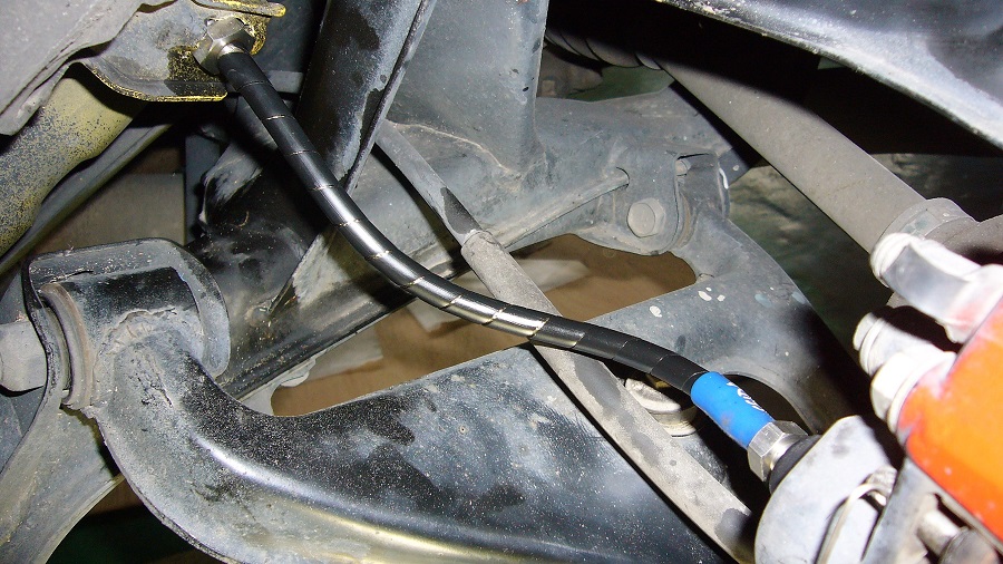 Z32GOODRIDGE APPステンレスメッシュホースブレーキライン