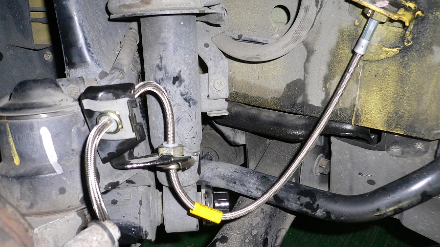 Z32GOODRIDGE APPステンレスメッシュホースブレーキライン