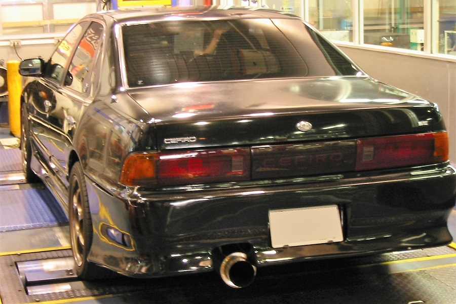Z32スーパーオートバックスかしわ沼南店シャシダイバトルオフ