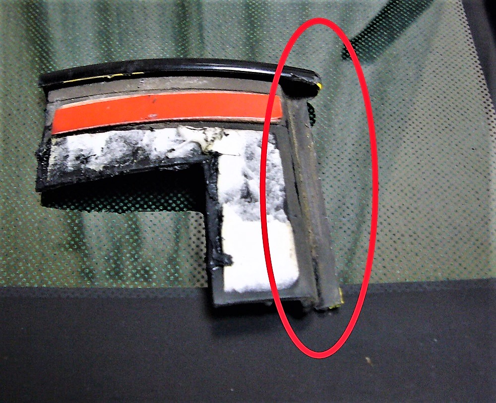 Z32Tバールーフサイドボディからの雨漏り